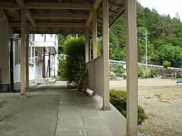 豊邦小学校・渡り廊下、木造校舎・廃校、愛知県