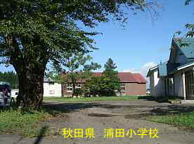 浦田小学校・体育館、秋田県の木造校舎