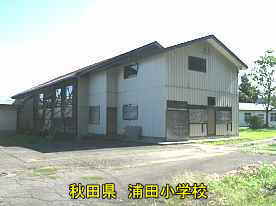 浦田小学校・体育館3、秋田県の木造校舎