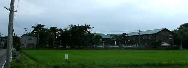 水元小学校・全景、青森県の木造校舎