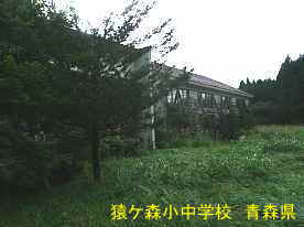 猿ケ森小中学校4、青森県の廃校・木造校舎