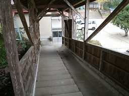 宝珠山小学校・渡り廊下、木造校舎・廃校、福岡県