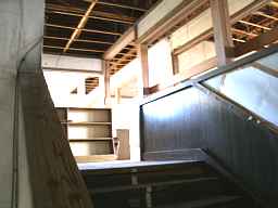 双潟小学校・階段、福島県の木造校舎・廃校