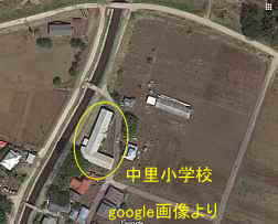 岩泉町「旧中里小学校」上空写真、岩手県の木造校舎・廃校