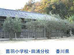 苗羽小学校・田浦分校（二十四の瞳・分教場跡）／香川県の木造校舎