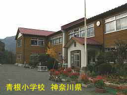 青根小学校(２０１６．４　焼失前)／神奈川県の最古の木造校舎