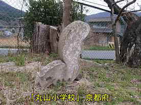 丸山小学校・「リス」のモニュメント、京都府の木造校舎・廃校