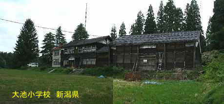 新潟県の木造校舎・廃校「大池小学校」