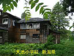 新潟県の木造校舎・廃校「大池小学校」