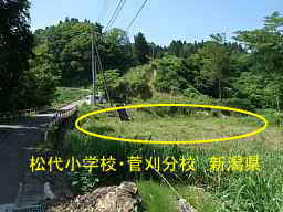 新潟県の廃校跡地「松代小学校・菅刈分校」
