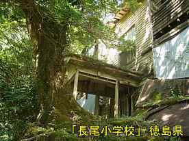 長尾小学校、徳島県の木造校舎