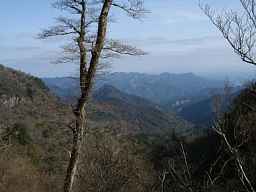 英彦山・中岳「上宮」からの眺め、九州西国３３観音霊場記