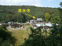 清水寺を望む、自転車で巡った九州西国３３観音霊場記
