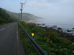 津軽海峡、自転車で巡った田名部海辺３３観音霊場記