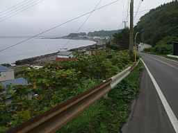 津軽海峡の風景2、自転車で巡った田名部海辺３３観音霊場記