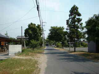 白峰寺よりの遍路道