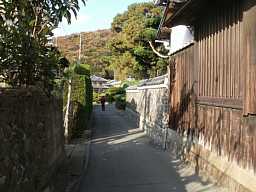 「栄光寺」付近、小豆島８８箇所徒歩遍路記