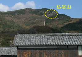 ４０番「保安寺」仏谷山が見える、小豆島歩き遍路