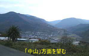 「中山」方面を望む、小豆島歩き遍路