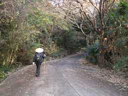 「笠け瀧」へ、小豆島歩き遍路