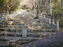 小豆島　笠ケ瀧　階段