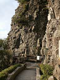 「笠け瀧」洞窟へ、小豆島歩き遍路