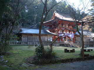 丹生都比売神社・境内、熊野古道・町石道