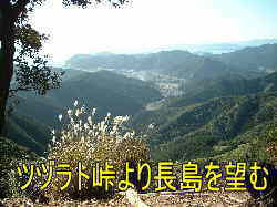 ツヅラト峠より長島を望む、熊野古道・伊勢路を歩く