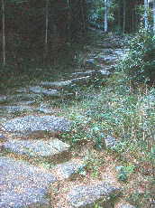 石畳、熊野古道・伊勢路「八鬼山峠」を歩く