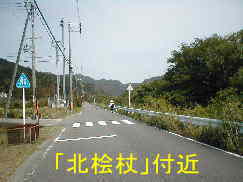 「北檜杖」付近、熊野古道・川丈街道を歩く