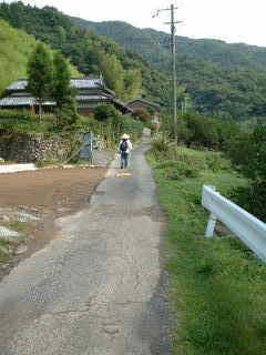 「山口」付近、熊野古道・紀伊路を歩く