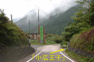 「小広王子付近」、熊野古道・中辺路を歩く