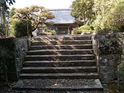 大泰寺・階段、熊野古道・大辺路を歩く