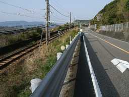 線路沿い、熊野古道「大辺路」を歩いた紀行文