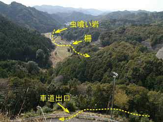 地蔵峠・振り返った風景、熊野古道「大辺路」を歩いた紀行文