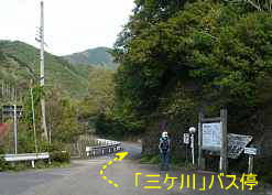 三ケ川バス停、熊野古道・大辺路を歩く