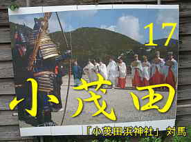 「小茂田浜神社」ポスター、対馬